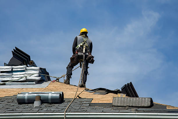Professional Roofing technician working in Ames, NE